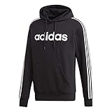 Adidas E 3S PO FL Sudadera con Capucha, Hombre, Negro (Black/White), 2XL