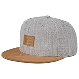 Johnny Urban Gorra para Hombre y Mujer Gris/Marrón Dean Gorro Hecho Elegante Gorras de Baseball Ajustable y con Logo Chapado - Talla Única Unisex Gorros de Trucker