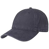 Stetson Ducor Sun Guard Fullcap Hombre - Gorra de béisbol de algodón ecológico (sostenible) - Primavera/Verano - con protección Solar UV 40+ - Look Lavado a Piedra - Azul XXL (62-63 cm)