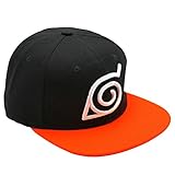 ABYstyle - NARUTO SHIPPUDEN - Gorra - Negro y Naranja - Konoha