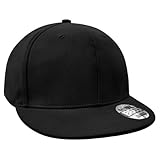 Beechfield - Gorra/Visera Hombre/Chico Visera Plana Rapper/Rapero/Hip Hop/Latino (Talla Única) (Negro)