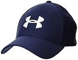 Under Armour UA Blitzing 3.0 Gorra para Hombre, Gorra con Visera Transpirable, cómoda Gorra Deportiva para Hombre con Banda de transpiración, Midnight Navy/Graphite/White (410), L/XL