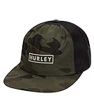 Hurley M State Beach Hat Gorra, Hombre, Camo Green, 1Size