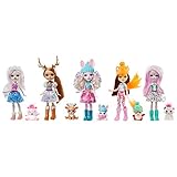 Enchantimals- Pack Regalo 5 Muñecas con Mascotas y Accesorios (Mattel GXB20)