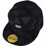 Gorra de béisbol unisex de tamaño ajustable con cierre trasero, para el sol, para conductor de camión, senderismo, Hip Hop de Yohope, Black Geometric patterns