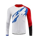 Uglyfrog Wear Designs para Hombre de Manga Larga de Primavera Ciclismo Bicicleta de Carretera Biking Ropa de Montar SportswearJacket Camisa Cycling Jersey