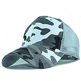 Gorra de béisbol de Camuflaje Sombrero de Verano para Estudiantes al Aire Libre Entrenamiento Militar Sombrero para el Sol Transpirable