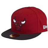 New Era Nba Basic Chicago Bulls 59Fifty Fitted - Gorra para hombre, Red/black, 7 1/2