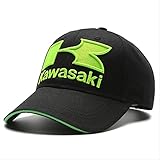 Gorra de beisbol Equipo De Coche Deportivo Al Aire Libre Moto Gp Racing Hat Gorra De Béisbol Algodón Bordado Snapback Para Kawasaki Insignia Motocicleta Regalo