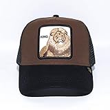 sdssup Eagle Gorra De Béisbol Bordada Gorra Gorra Curva León Caqui Ajustable