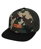 Hurley M Printed Square Trucker Gorra, Hombre, Spruce Fog, 1SIZE