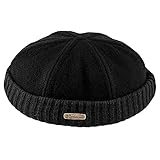 Sterkowski Navy Gorro Lana Hombre Docker Portuario Pescador Beanie Hombre de Estibador Gorra Marinera Hombre Beanie Hat Gorra Marinero Mujer Lana Gorra sin Visera Alijador Docker Gorro Hombre Invierno