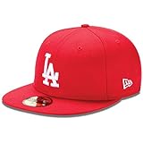 New Era Los Angeles Dodgers 59fifty Cap MLB Basic Red/White - 7 1/4-58cm