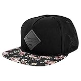 Blackskies Black Beauty Vol. II Snapback Cap | Gorra de béisbol Negra Unisex Rose Flowers