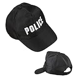 WIDMANN 03606 Policía Gorra Ajustable ? Negro