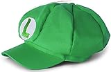 Sombrero De Sol Pesca Al Aire Libre Caza Desierto Hawaiano Luigi Super Mario Especial Estilo Bros Cosplay Adulto E Sombrero Gorra De Béisbol M N (Color : Grün, Size : One Size)