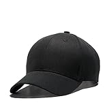 JEEDA Gorra de béisbol Snapback Hiphop, gorra ajustable, unisex, visera plana, gorra de béisbol para hombre y mujer JCBQ Negro M