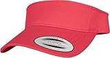 Flexfit Curved Visor Cap Gorra, Unisex adulto, Rojo, Talla única