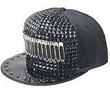 Gorra De Beisbol Sombrero De ala Plana Intermitente Shine Cool Cap Hipster Personalidad Hiphop Sport Visor Cool Unisex Sunhat 56-6