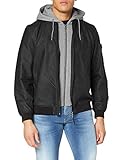 Springfield 488232 Faux Leather Jacket, Negro, L Mens