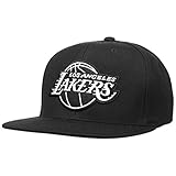 Mitchell & Ness Los Angeles Lakers 18155 Wool Solid Black White Snapback Cap Kappe Basecap