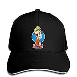 OEWFM Gorra de béisbol Negra con Visera Estampada entrepiso Gorra Rare Hook Skateboards Girl Anime Snapback Regalo