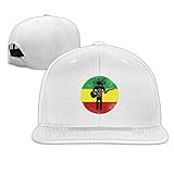 wwoman Sombreros Rasta Man Peace Men Hip Hop Gorros de ala Planos