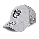 New Era Las Vegas Raiders NFL Cap 9Forty Trucker verstellbar Basecap American Football Kappe Home Field Grau - One-Size