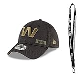 New Era 3930 Caps – Caps con Flex en diferentes tamaños – Gorra de la NFL para el verdadero fan del fútbol – Incluye llavero Washington Salute - Balón de fútbol americano S/M