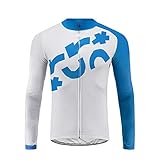 BurningBikewear Uglyfrog Moda Paño Grueso y Suave del Invierno Hombre, Maillot Cortavientos de Ciclismo en Carretera, Jersey de Manga Larga ZRMX02F