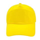 4sold Gorra de béisbol niños y niñas (Amarillo)