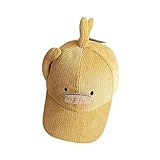 anyuq66qq Sombrero Bordado Ajustable Gorra De Béisbol Cara De Pato De Dibujos Animados Hip Hop Sombrero Plano Gorra Informal para Niño NiñasPys, Amarillo, China