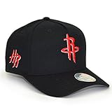 Mitchell & Ness Hombres Gorras/Gorra Snapback NBA Eazy 110 Curved Houston Rockets