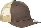 Flexfit Retro Trucker 2-Tone Gorra de béisbol, Verde/Caqui, Talla única Unisex Adulto