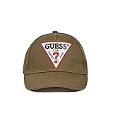 Guess Sombrero de Hombre con Visera Verde M1RZ57WBN60-G8F6 Taglia Unica