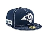 New Era 59fifty Los Angeles RAMS Official NFL - Gorra para Hombre, Hombre, Gorra, Hombres, 12050653, Blanco, 60