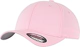 Flexfit Wooly Combed Gorra de béisbol, Rosa (Pink), Jóvenes Unisex