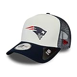 New Era England Patriots NFL Cap Trucker Kappe Verstellbar American Football Weiss - One-Size