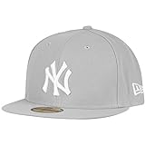New Era York Yankees 59fifty Cap MLB Basic Grey/White - 6 7/8-55cm