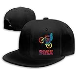 DAIAII Hombre Mujer Gorras de béisbol, BMX Vintage Men & Women Adjustable Plain Baseball Cap Dad Hat