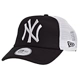 New Era Clean Trucker Neyyan Black/White Gorra, Hombre, Negro/Blanco, Talla Única