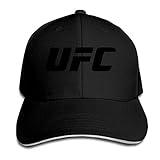 LIU888888 K-Fly2 Unisex Adjustable UFC Logo Baseball Caps Hat One Size Black,Sombreros y Gorras