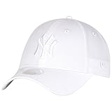 New Era Wmns LEAG ESNTL Gorra, Mujer, Blanco, Talla Única