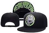 KGMO New Tide Bordado Skull Gorra De Béisbol Hombres Mujeres ala Plana Huesos Gorra Snapback Cap Brand Cool Hip Hop Skeleton Sports Print Cap 56-60Cm 10