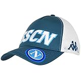 SSC NAPOLI, Gorra Representanza 2020/21 Staff Unisex – Adulto, Verde Agua-Blanco, 59