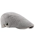 FBBULES Algodón Mezcla Clásico Plano Gorra Boinas Vendedor de Periódicos Sombreros - Hombres Chicos Casual Sombrero de conducción con Hebilla Ajustable