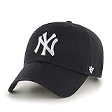 '47 York Yankees Adjustable Cap Clean Up MLB Black/White - One-Size