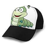 Gorra de béisbol Hip Hop Sombrero de ala Plana Ajustable Sombrero de béisbol Outdr Sport Gorra de Bola de Gusano Unisex