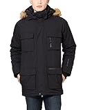 Ultrasport Luca Parka Deportiva, Hombre, Negro, L