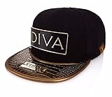 Xtress Exclusive Gorra negra de visera plana dorada. Unisex